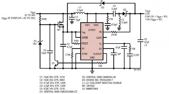 ݔ뷶3.3V SEPIC D(zhun)Q 3V  36V 늉(ni)\(yn) (܇l(f)(dng))